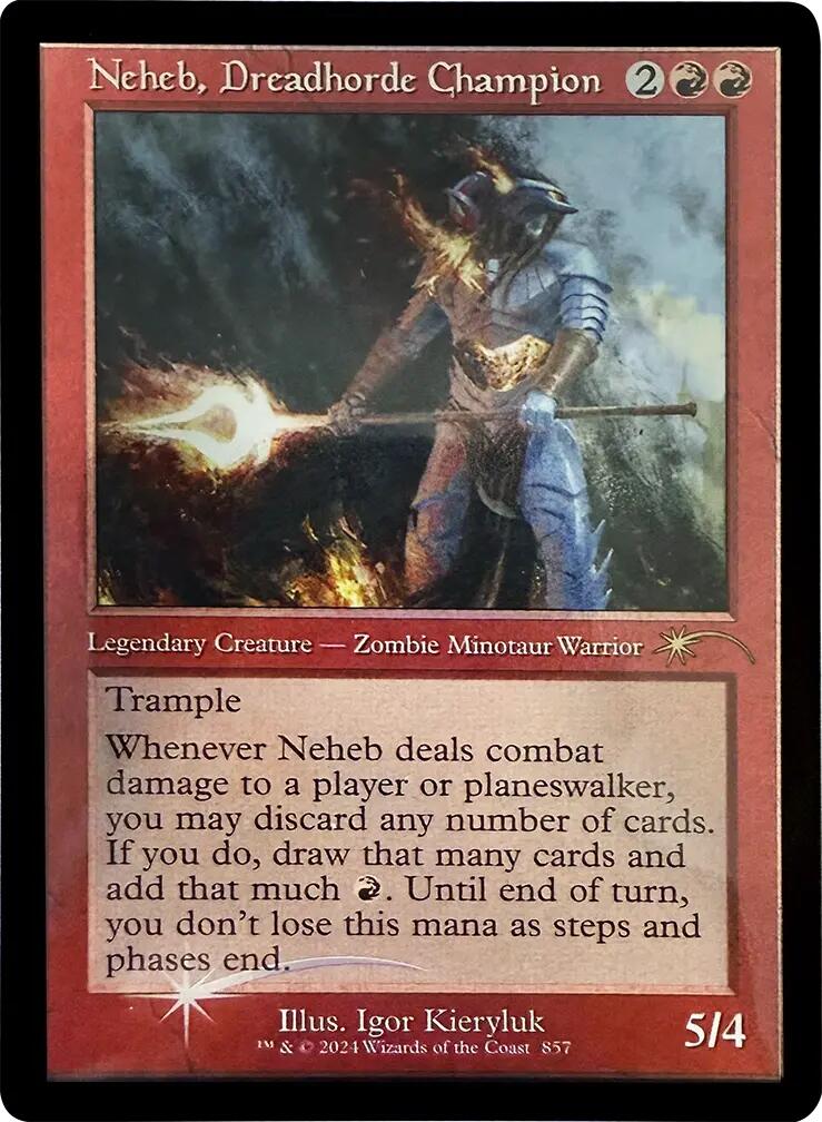 Neheb, Dreadhorde Champion (Retro Frame) [Secret Lair Drop Series] | I Want That Stuff Brandon