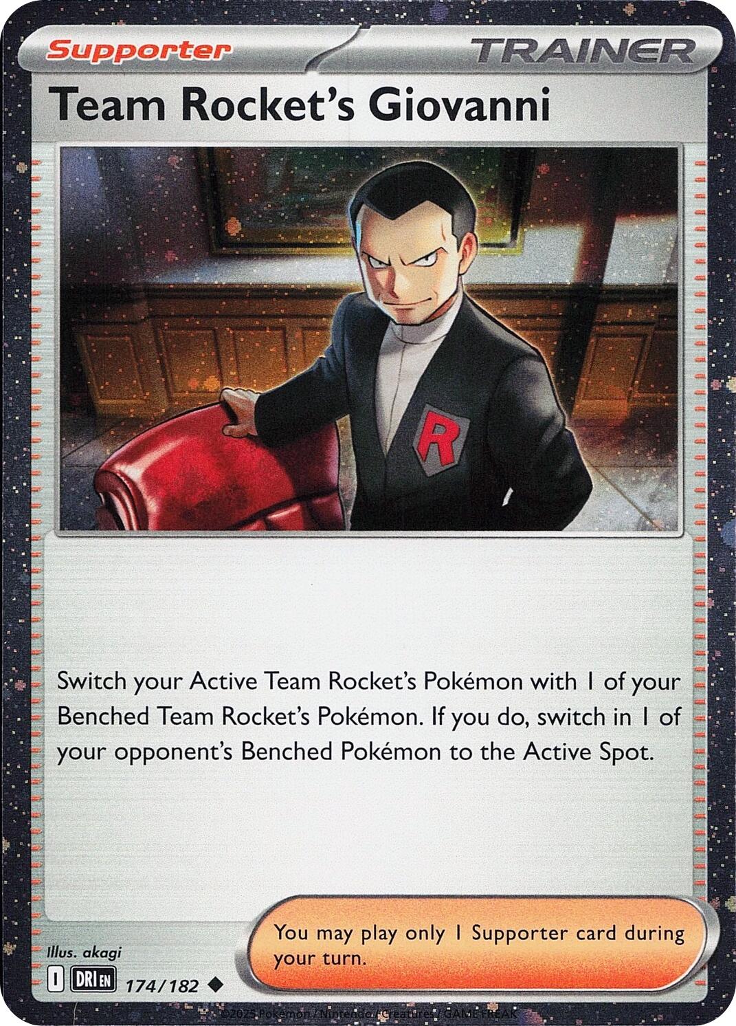 Team Rocket's Giovanni (174/182) (Cosmos Holo) [Miscellaneous Cards] | I Want That Stuff Brandon