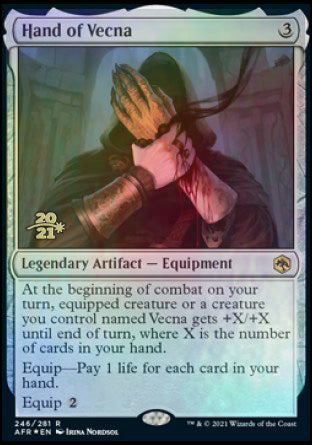 Hand of Vecna [Dungeons & Dragons: Adventures in the Forgotten Realms Prerelease Promos] | I Want That Stuff Brandon