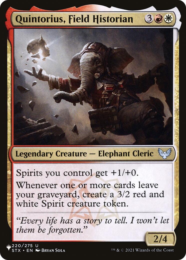 Quintorius, Field Historian [The List] | I Want That Stuff Brandon