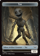 Toy // Manifest Double-Sided Token [Duskmourn: House of Horror Tokens] | I Want That Stuff Brandon