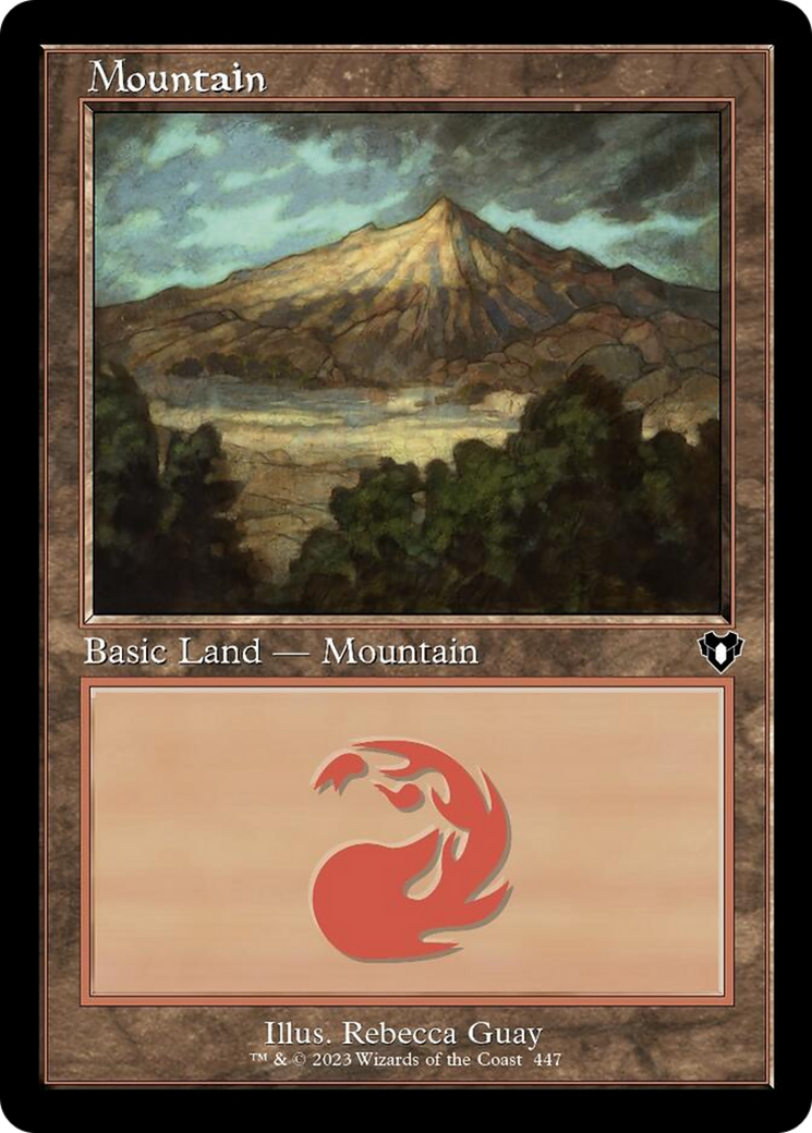 Mountain (447) (Retro) [Commander Masters] | I Want That Stuff Brandon