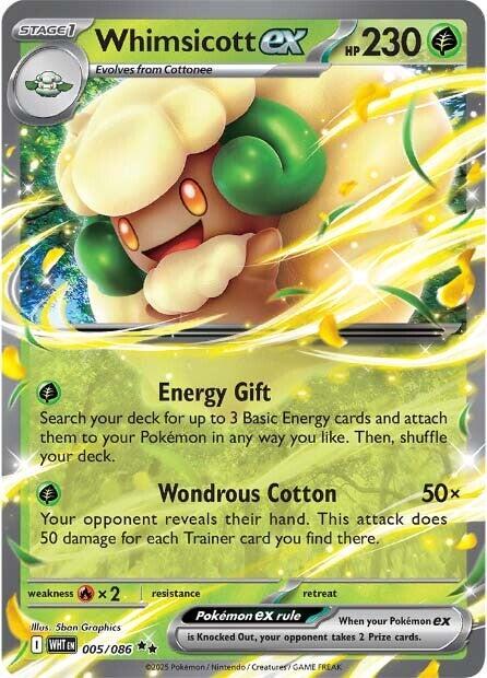 Whimsicott ex (005/086) [Scarlet & Violet: White Flare] | I Want That Stuff Brandon