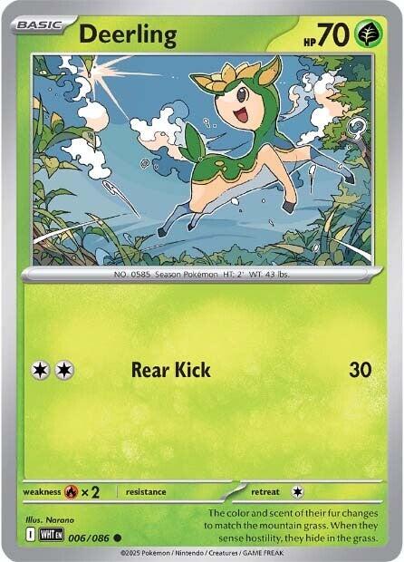 Deerling (006/086) [Scarlet & Violet: White Flare] | I Want That Stuff Brandon