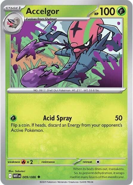 Accelgor (009/086) [Scarlet & Violet: White Flare] | I Want That Stuff Brandon