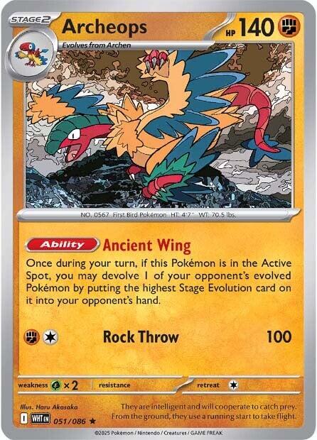 Archeops (051/086) [Scarlet & Violet: White Flare] | I Want That Stuff Brandon