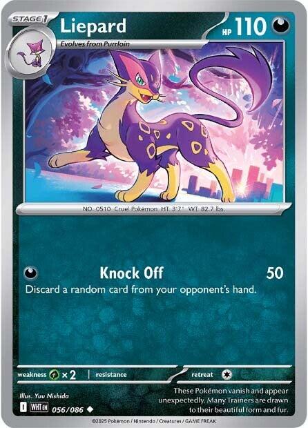 Liepard (056/086) [Scarlet & Violet: White Flare] | I Want That Stuff Brandon