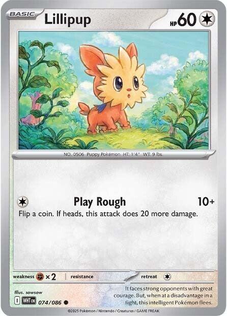 Lillipup (074/086) [Scarlet & Violet: White Flare] | I Want That Stuff Brandon