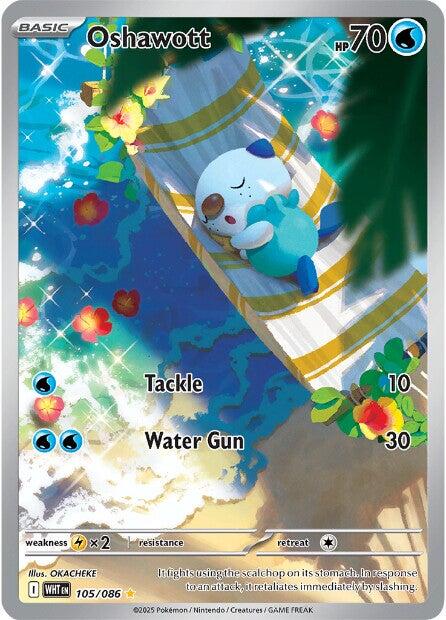 Oshawott (105/086) [Scarlet & Violet: White Flare] | I Want That Stuff Brandon