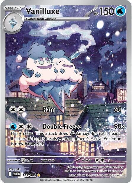 Vanilluxe (113/086) [Scarlet & Violet: White Flare] | I Want That Stuff Brandon