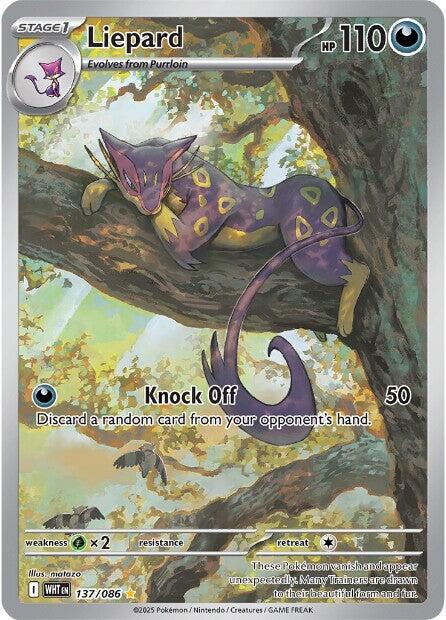 Liepard (137/086) [Scarlet & Violet: White Flare] | I Want That Stuff Brandon