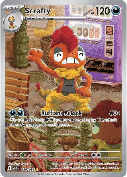 Scrafty (139/086) [Scarlet & Violet: White Flare] | I Want That Stuff Brandon