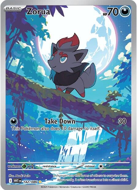 Zorua (142/086) [Scarlet & Violet: White Flare] | I Want That Stuff Brandon