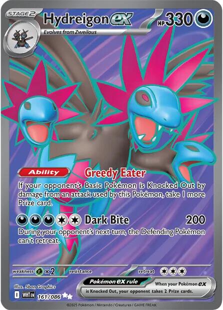 Hydreigon ex (161/086) [Scarlet & Violet: White Flare] | I Want That Stuff Brandon