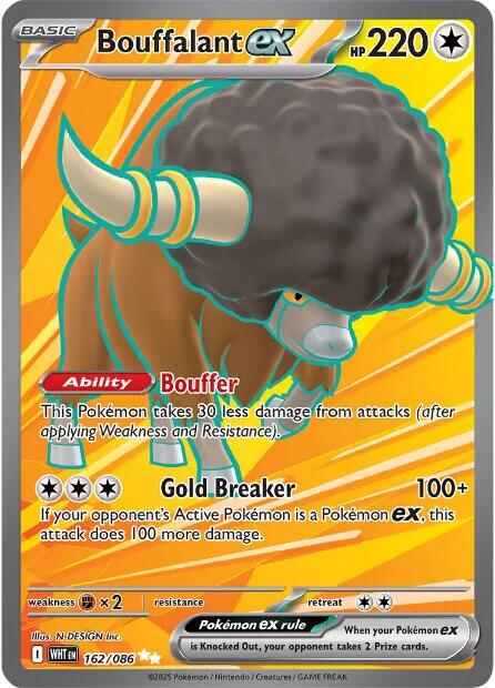 Bouffalant ex (162/086) [Scarlet & Violet: White Flare] | I Want That Stuff Brandon