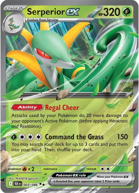 Serperior ex (003/086) [Scarlet & Violet: Black Bolt] | I Want That Stuff Brandon