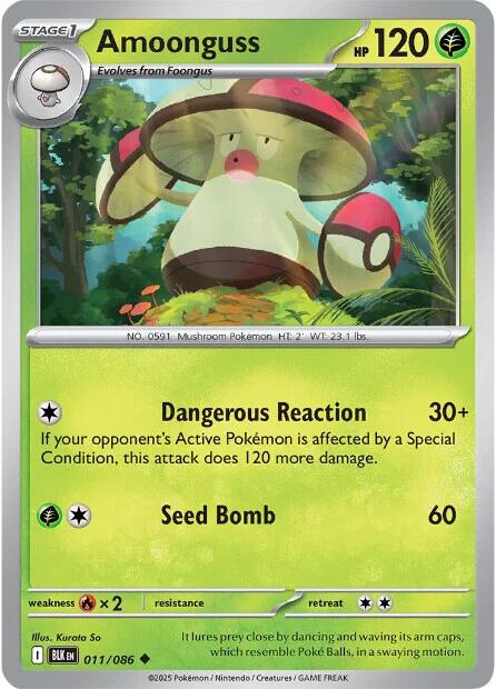 Amoonguss (011/086) [Scarlet & Violet: Black Bolt] | I Want That Stuff Brandon