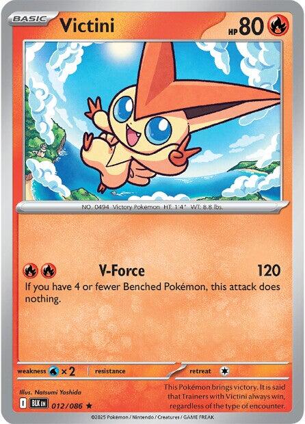 Victini (012/086) [Scarlet & Violet: Black Bolt] | I Want That Stuff Brandon