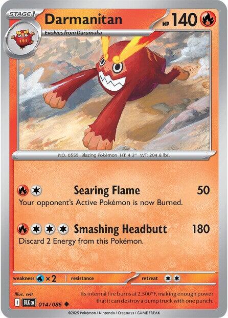 Darmanitan (014/086) [Scarlet & Violet: Black Bolt] | I Want That Stuff Brandon