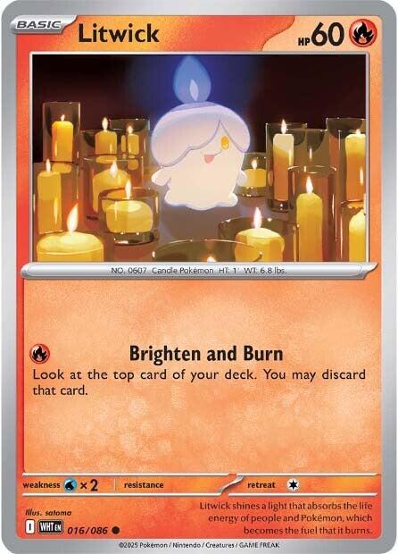 Litwick (016/086) [Scarlet & Violet: White Flare] | I Want That Stuff Brandon