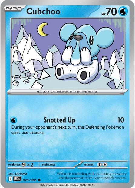 Cubchoo (025/086) [Scarlet & Violet: Black Bolt] | I Want That Stuff Brandon