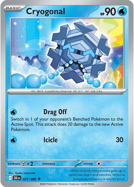 Cryogonal (027/086) [Scarlet & Violet: Black Bolt] | I Want That Stuff Brandon