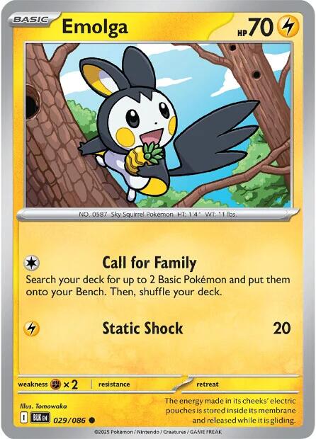 Emolga (029/086) [Scarlet & Violet: Black Bolt] | I Want That Stuff Brandon