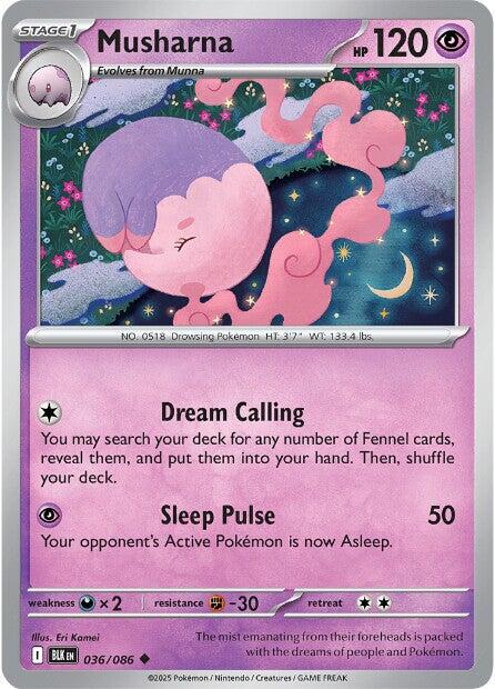 Musharna (036/086) [Scarlet & Violet: Black Bolt] | I Want That Stuff Brandon