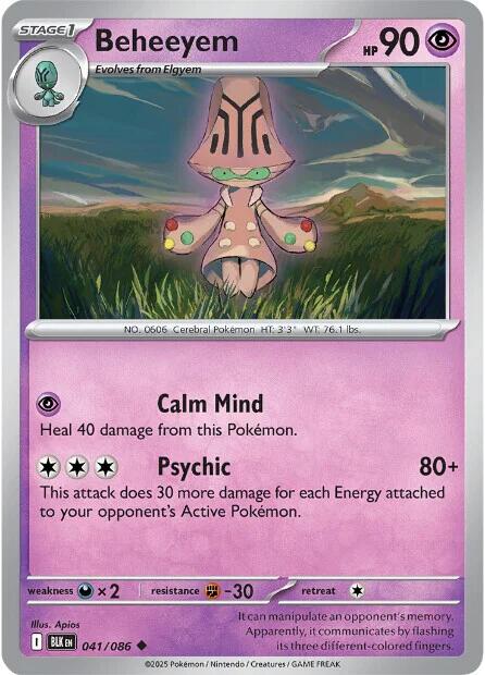Beheeyem (041/086) [Scarlet & Violet: Black Bolt] | I Want That Stuff Brandon