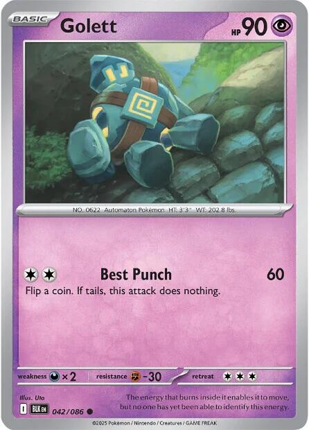 Golett (042/086) [Scarlet & Violet: Black Bolt] | I Want That Stuff Brandon