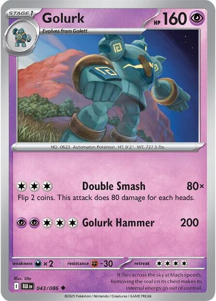Golurk (043/086) [Scarlet & Violet: Black Bolt] | I Want That Stuff Brandon