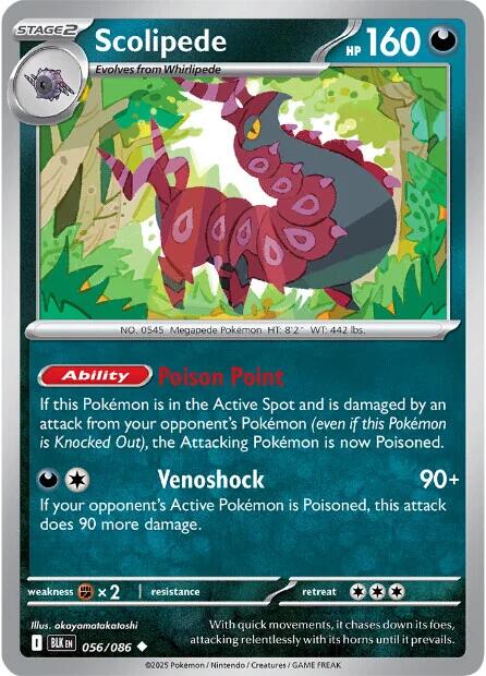 Scolipede (056/086) [Scarlet & Violet: Black Bolt] | I Want That Stuff Brandon