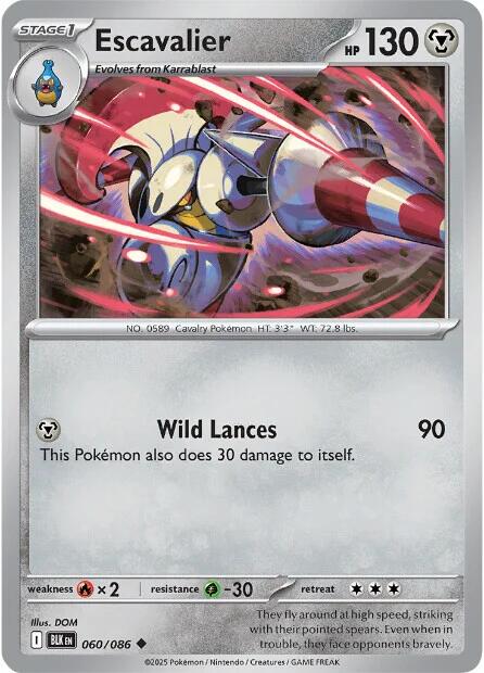 Escavalier (060/086) [Scarlet & Violet: Black Bolt] | I Want That Stuff Brandon