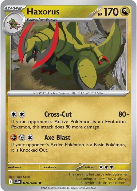 Haxorus (070/086) [Scarlet & Violet: Black Bolt] | I Want That Stuff Brandon