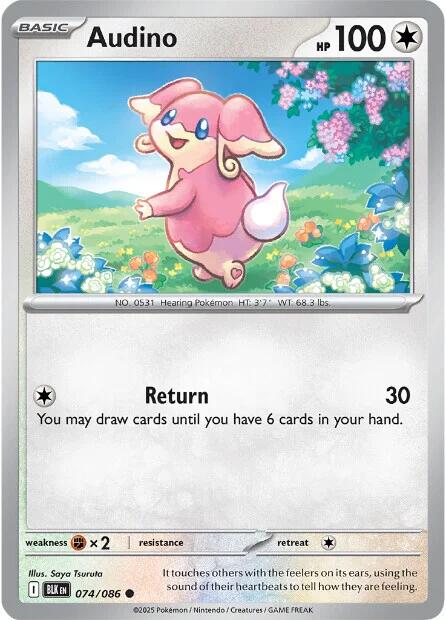 Audino (074/086) [Scarlet & Violet: Black Bolt] | I Want That Stuff Brandon