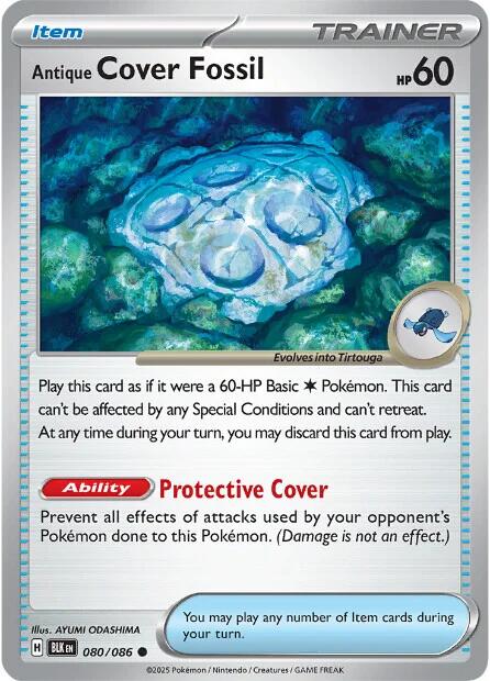 Antique Cover Fossil (080/086) [Scarlet & Violet: Black Bolt] | I Want That Stuff Brandon