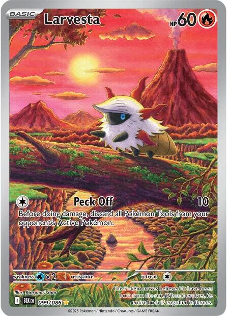 Larvesta (099/086) [Scarlet & Violet: Black Bolt] | I Want That Stuff Brandon