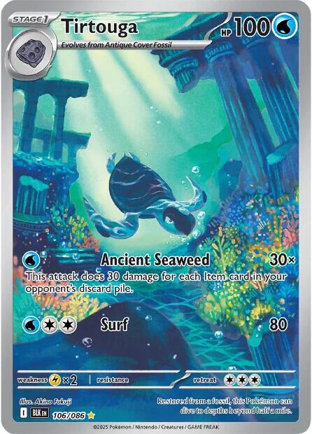 Tirtouga (106/086) [Scarlet & Violet: Black Bolt] | I Want That Stuff Brandon