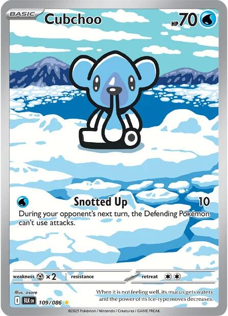 Cubchoo (109/086) [Scarlet & Violet: Black Bolt] | I Want That Stuff Brandon