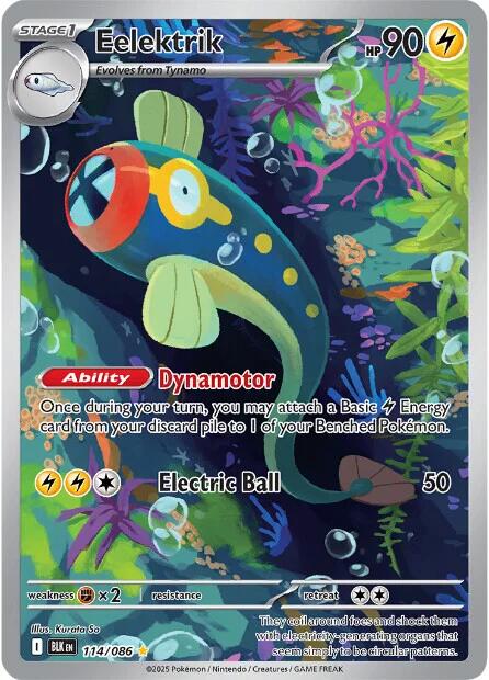 Eelektrik (114/086) [Scarlet & Violet: Black Bolt] | I Want That Stuff Brandon