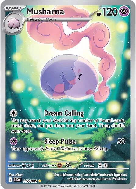 Musharna (117/086) [Scarlet & Violet: Black Bolt] | I Want That Stuff Brandon