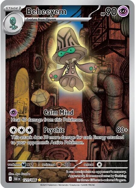 Beheeyem (121/086) [Scarlet & Violet: Black Bolt] | I Want That Stuff Brandon