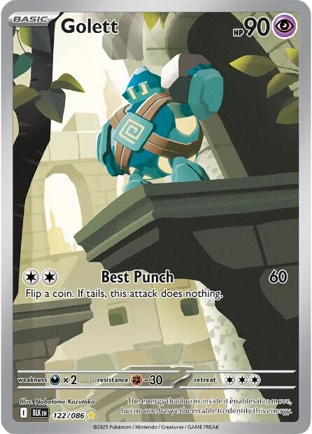 Golett (122/086) [Scarlet & Violet: Black Bolt] | I Want That Stuff Brandon