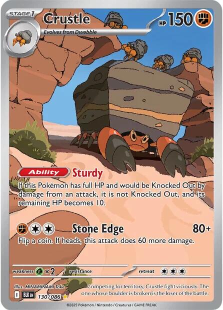 Crustle (130/086) [Scarlet & Violet: Black Bolt] | I Want That Stuff Brandon