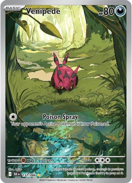 Venipede (132/086) [Scarlet & Violet: Black Bolt] | I Want That Stuff Brandon