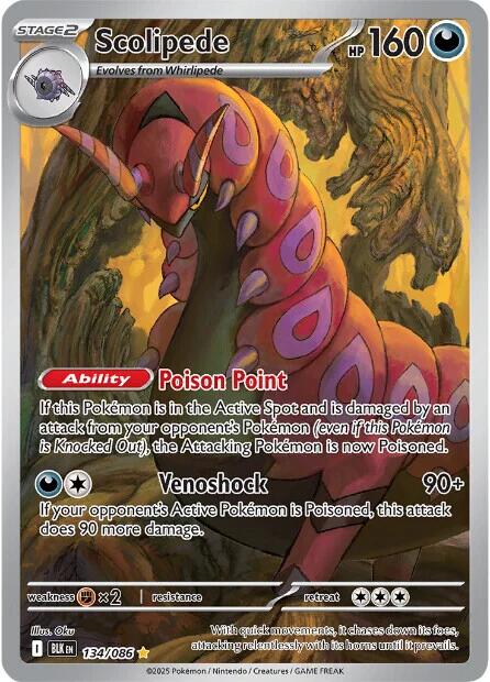 Scolipede (134/086) [Scarlet & Violet: Black Bolt] | I Want That Stuff Brandon