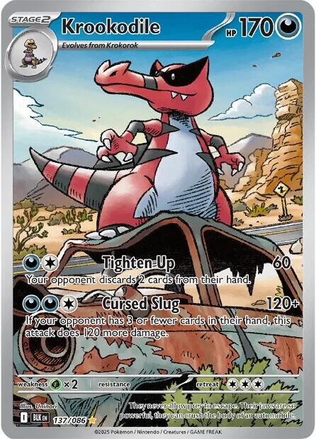 Krookodile (137/086) [Scarlet & Violet: Black Bolt] | I Want That Stuff Brandon