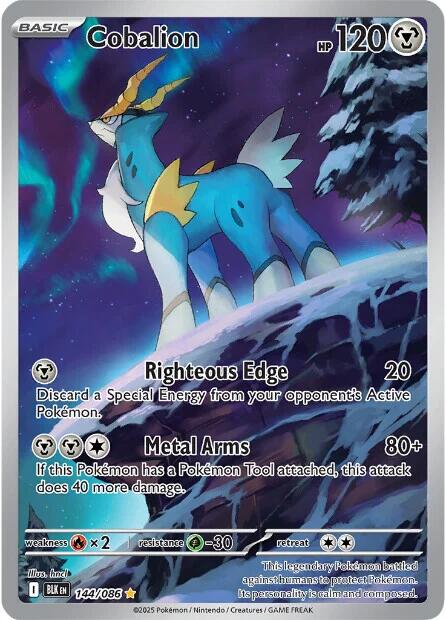 Cobalion (144/086) [Scarlet & Violet: Black Bolt] | I Want That Stuff Brandon