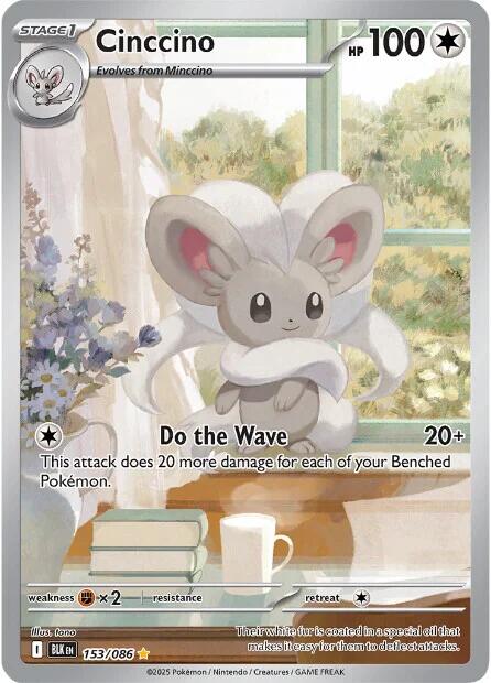 Cinccino (153/086) [Scarlet & Violet: Black Bolt] | I Want That Stuff Brandon