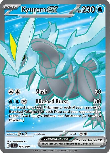 Kyurem ex (157/086) [Scarlet & Violet: Black Bolt] | I Want That Stuff Brandon